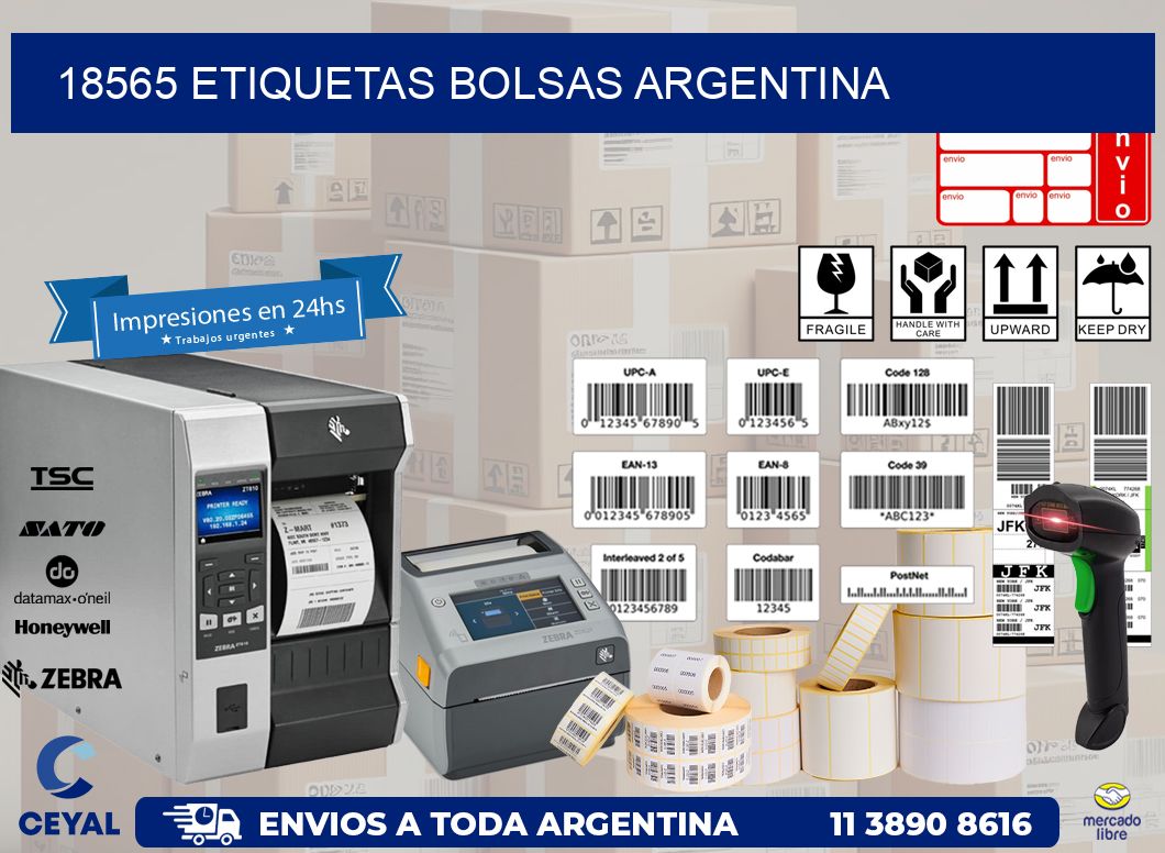 18565 ETIQUETAS BOLSAS ARGENTINA