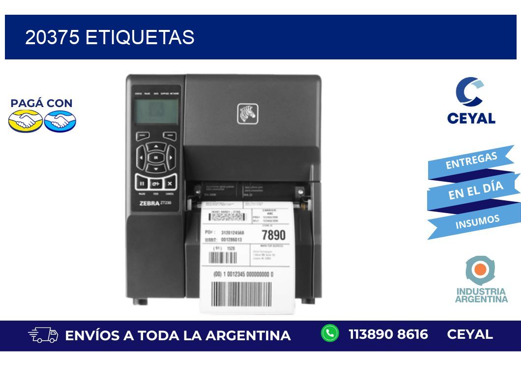 20375 ETIQUETAS