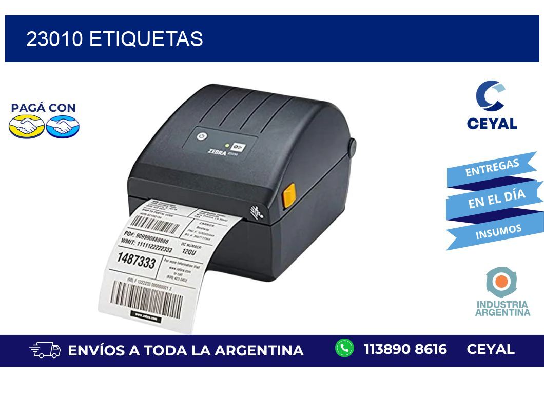 23010 ETIQUETAS