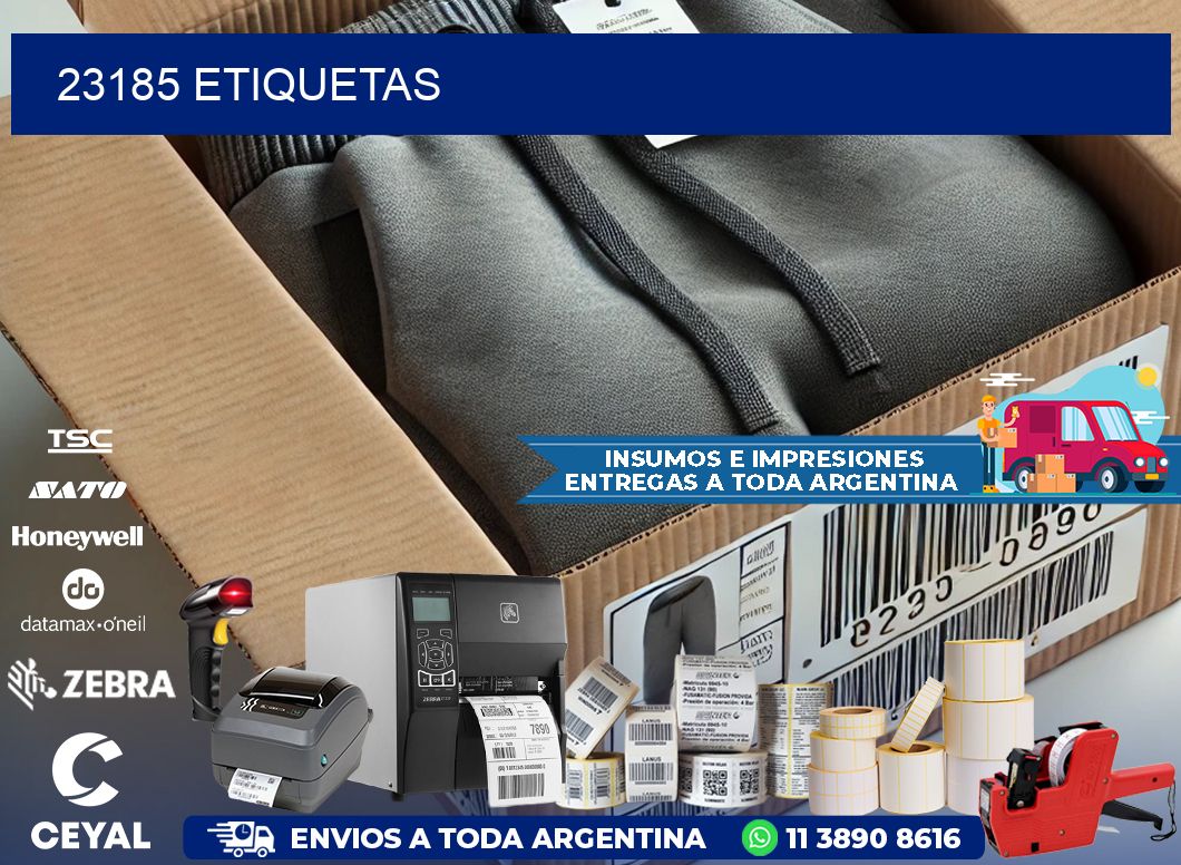 23185 ETIQUETAS
