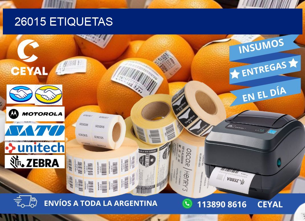 26015 ETIQUETAS