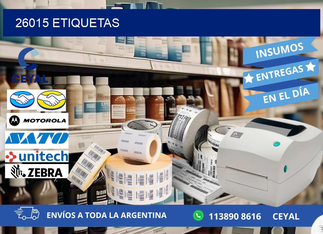 26015 ETIQUETAS