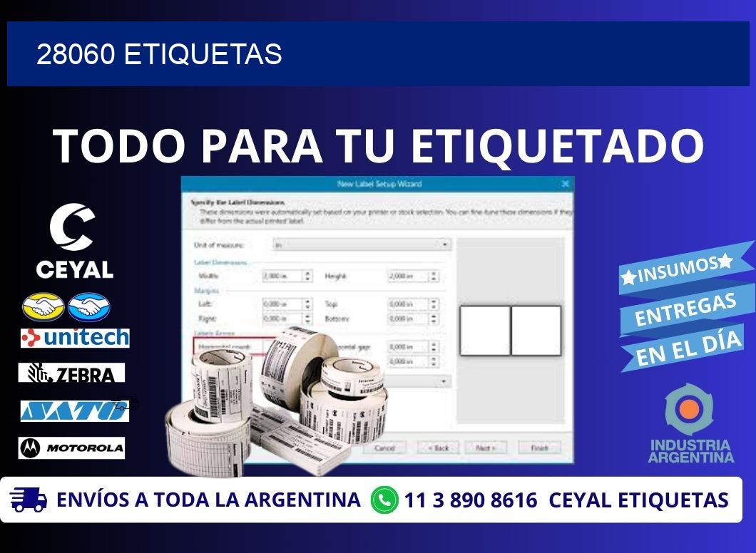 28060 ETIQUETAS