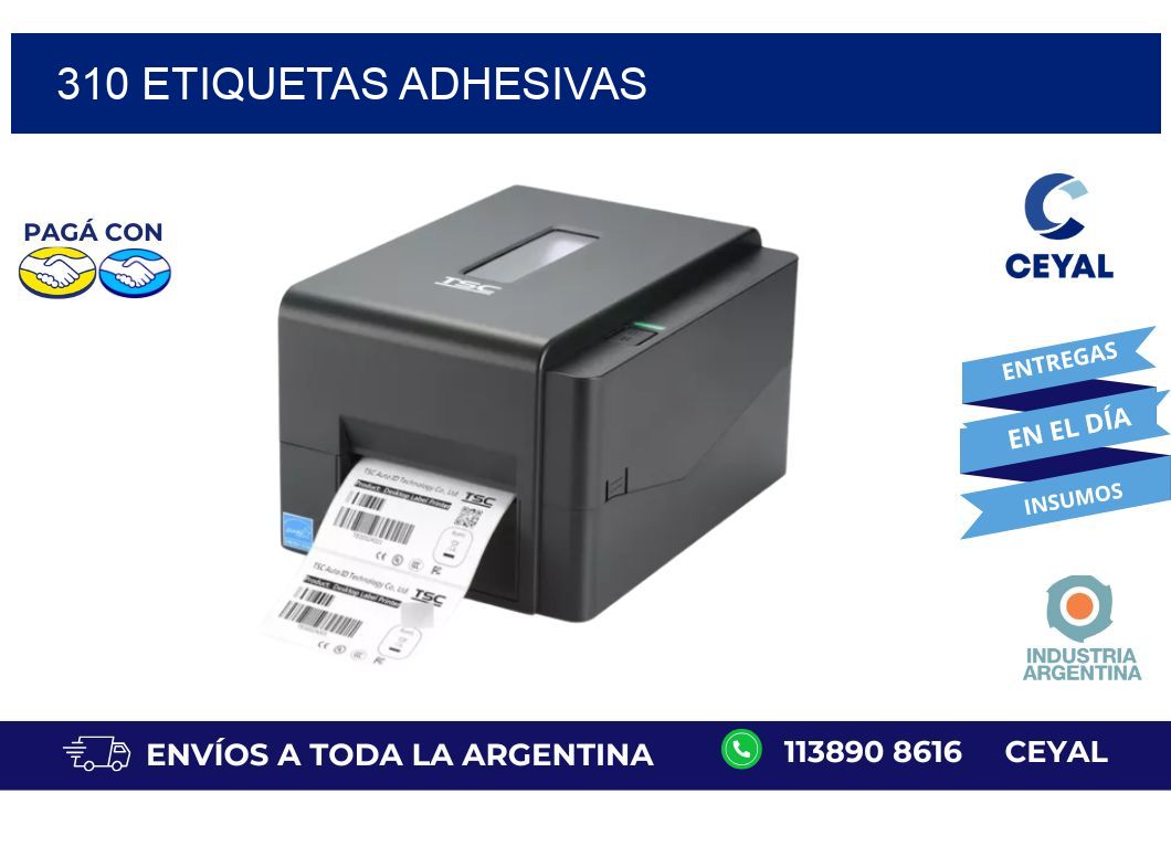 310 ETIQUETAS ADHESIVAS
