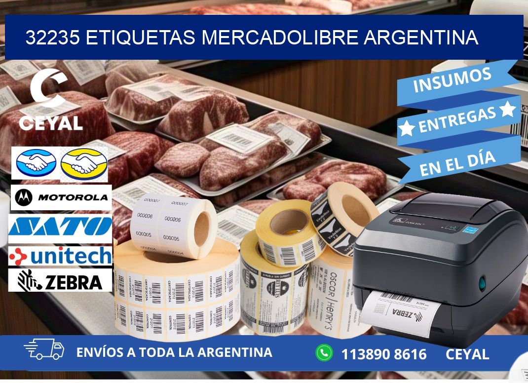 32235 ETIQUETAS MERCADOLIBRE ARGENTINA