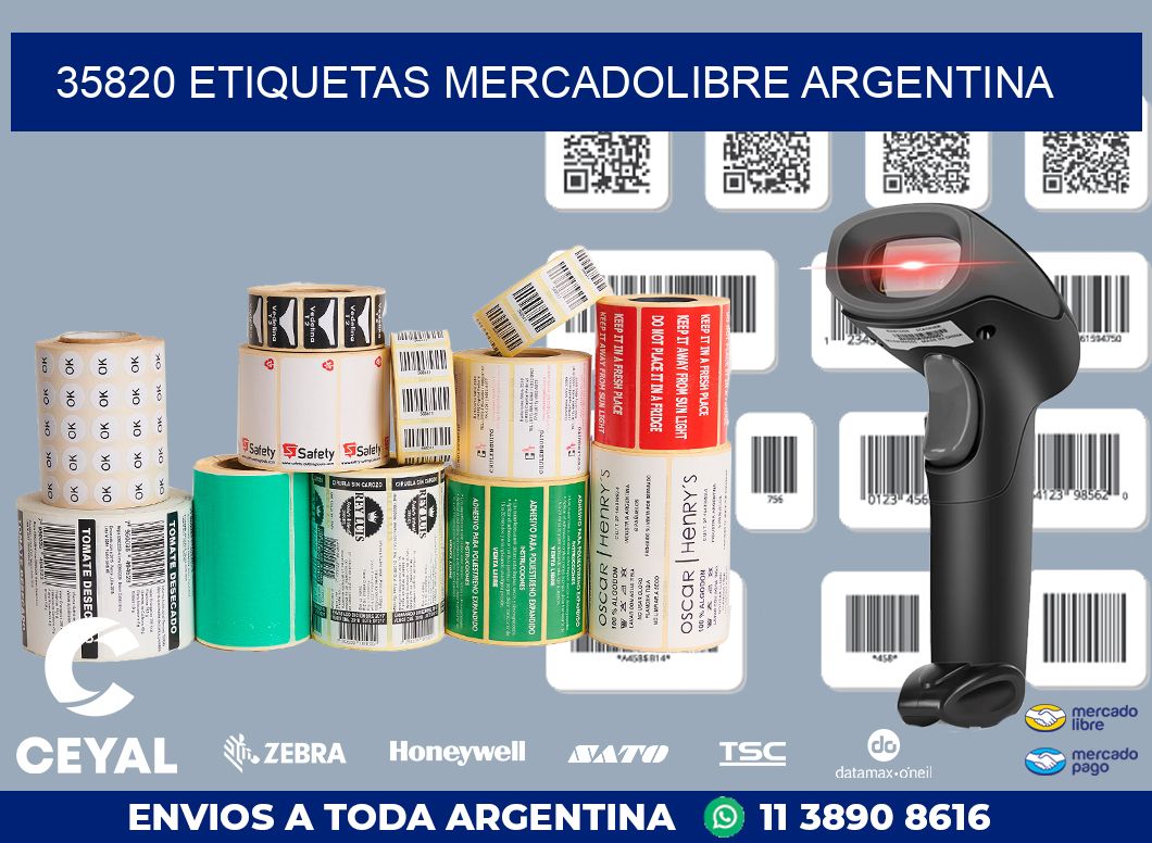 35820 ETIQUETAS MERCADOLIBRE ARGENTINA