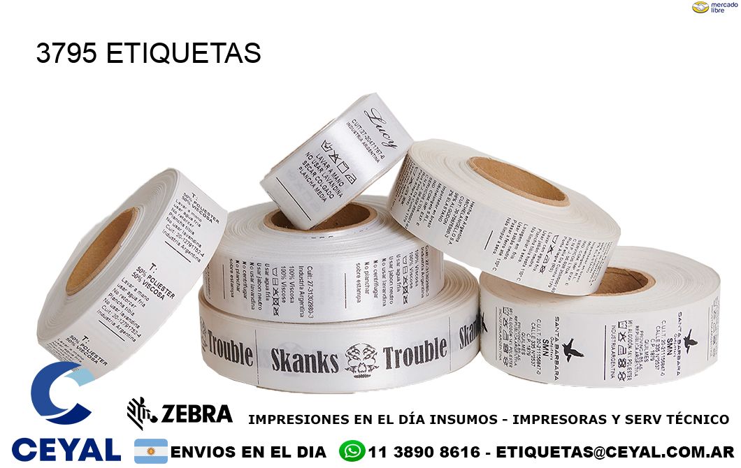 3795 ETIQUETAS