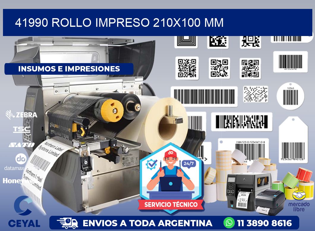 41990 ROLLO IMPRESO 210x100 mm