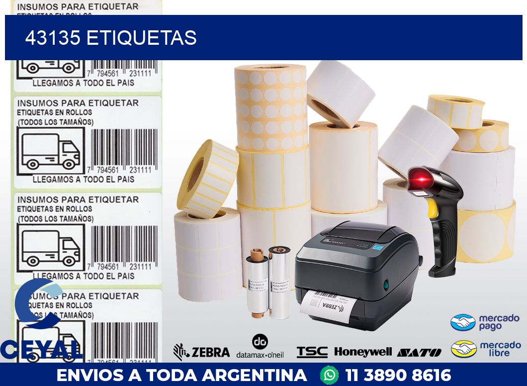 43135 ETIQUETAS