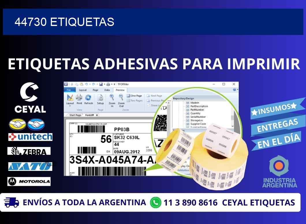 44730 ETIQUETAS