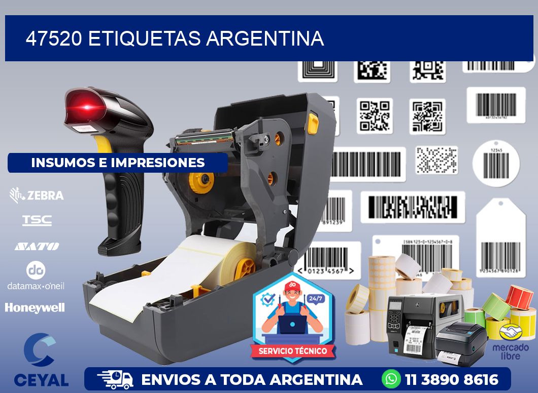 47520 ETIQUETAS ARGENTINA