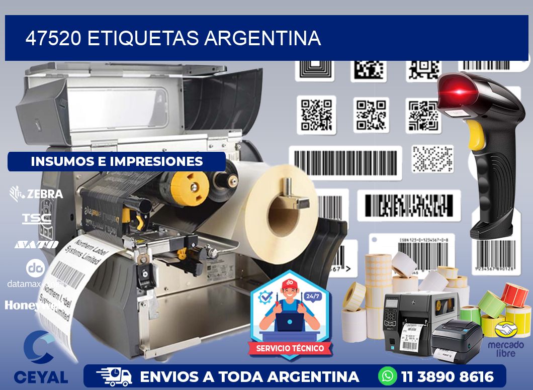 47520 ETIQUETAS ARGENTINA