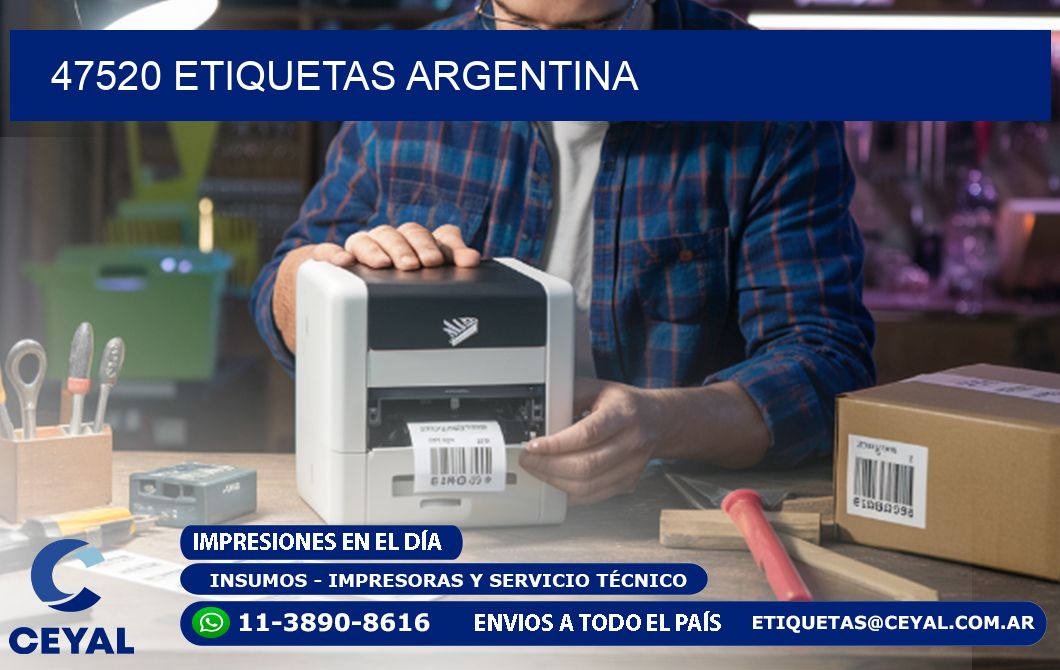 47520 ETIQUETAS ARGENTINA
