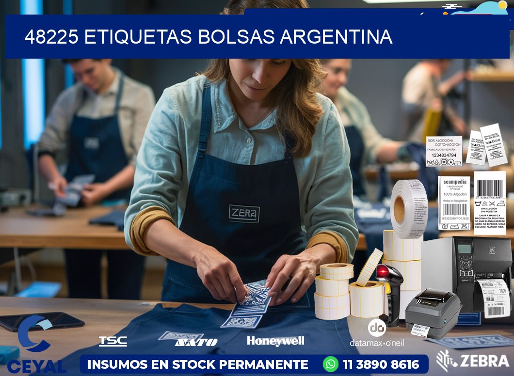 48225 ETIQUETAS BOLSAS ARGENTINA