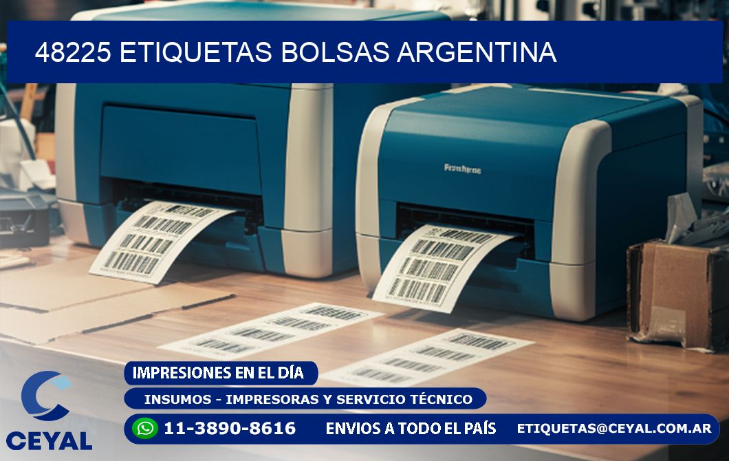 48225 ETIQUETAS BOLSAS ARGENTINA