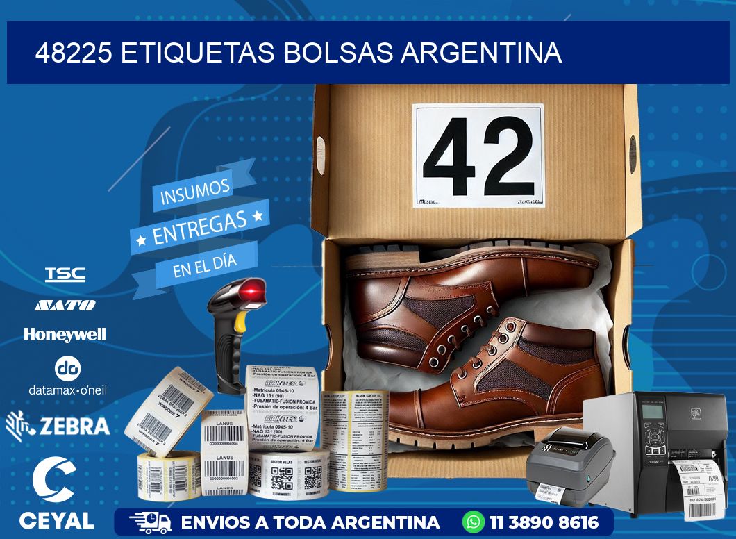 48225 ETIQUETAS BOLSAS ARGENTINA