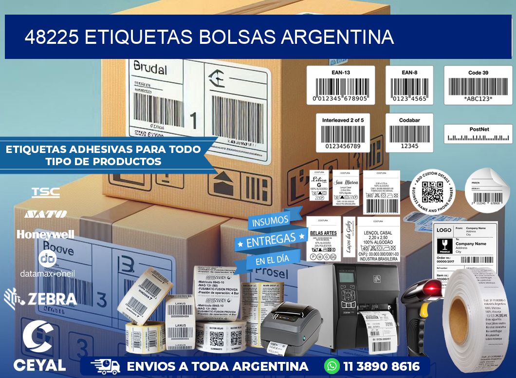48225 ETIQUETAS BOLSAS ARGENTINA