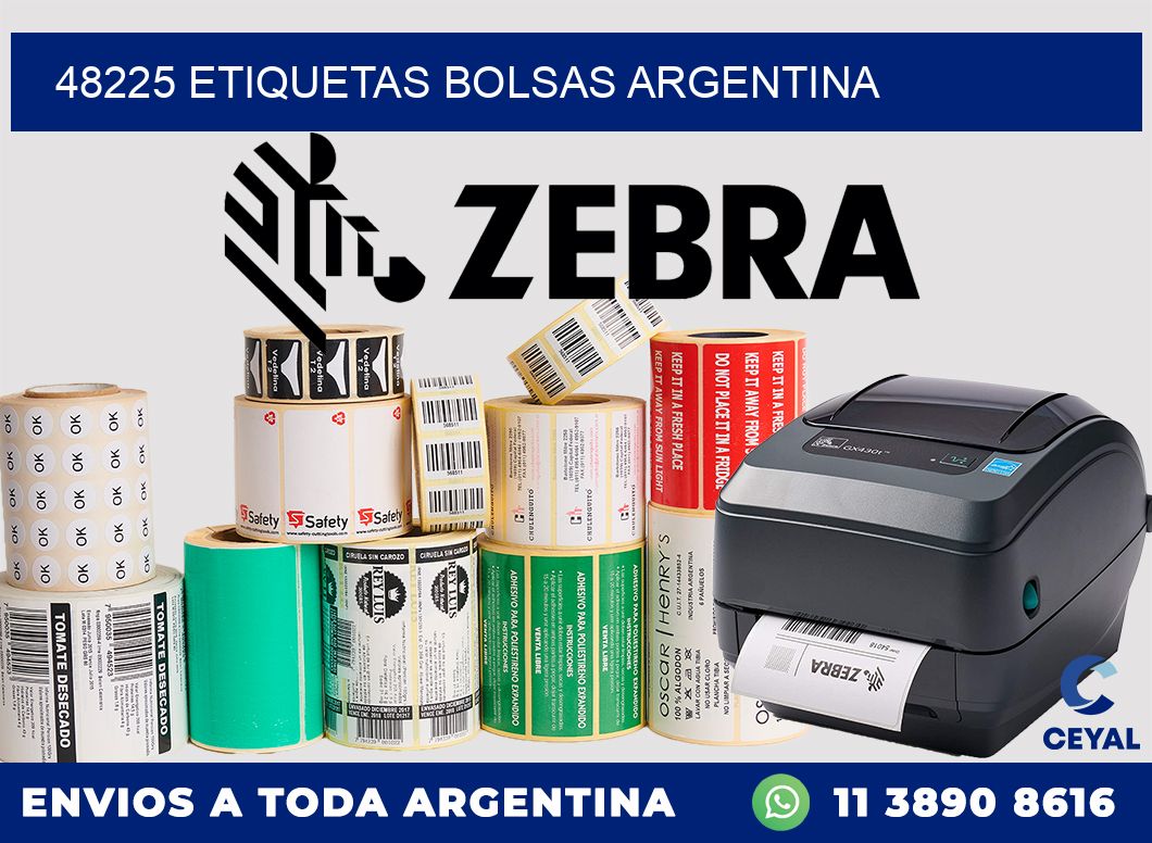 48225 ETIQUETAS BOLSAS ARGENTINA