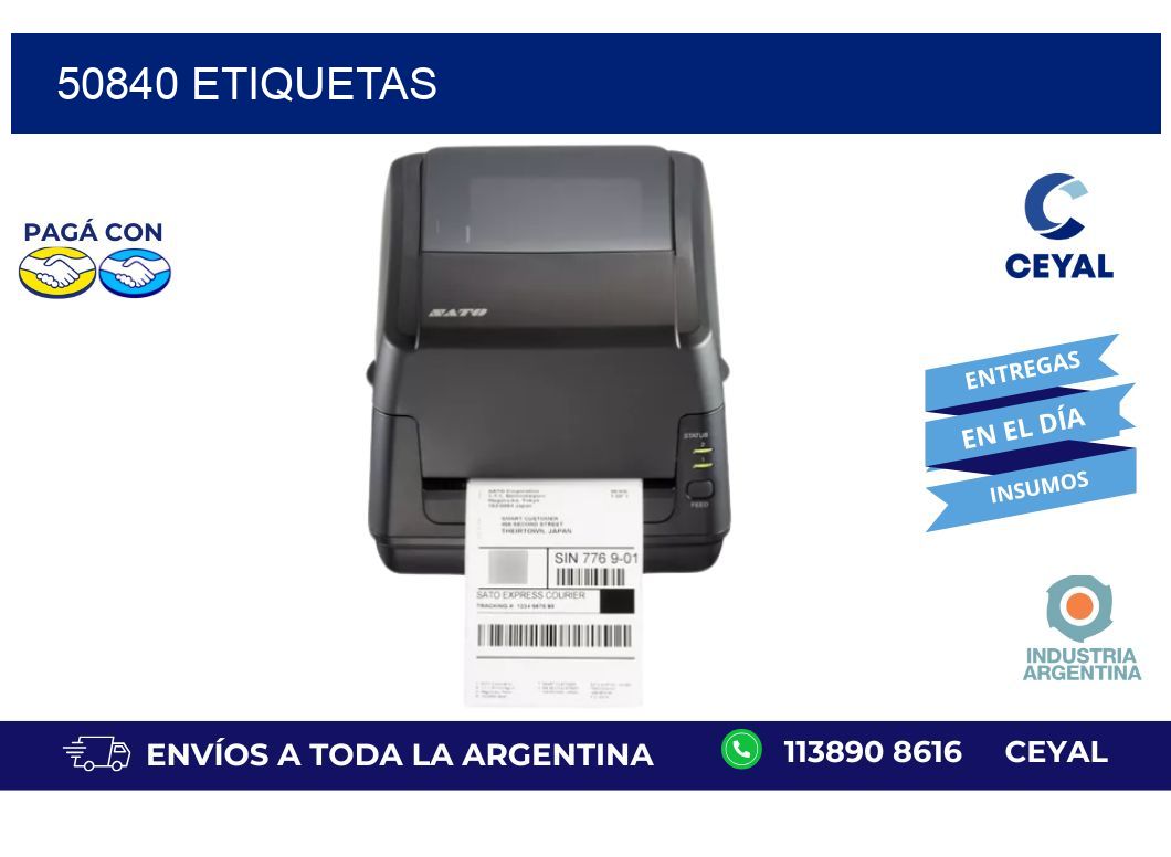 50840 ETIQUETAS