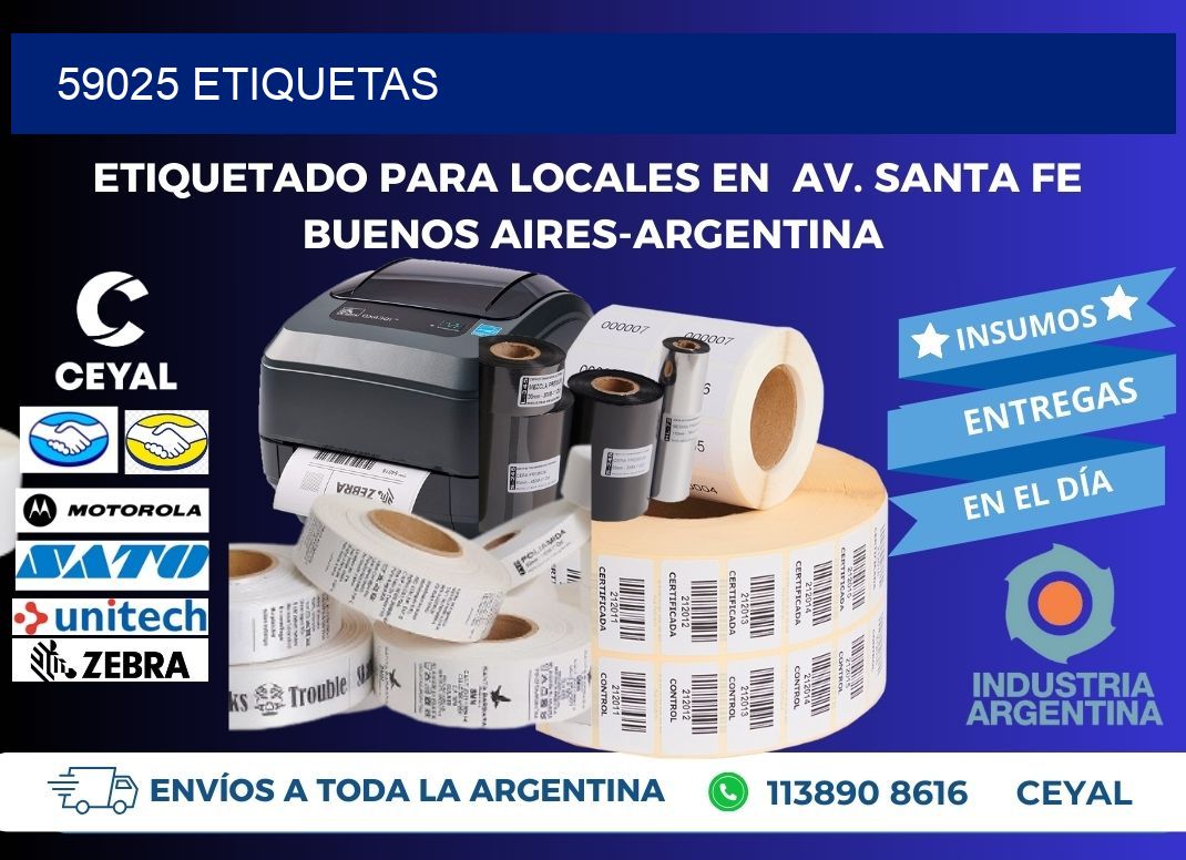 59025 ETIQUETAS