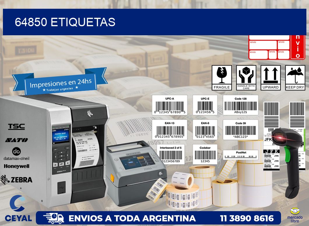 64850 ETIQUETAS