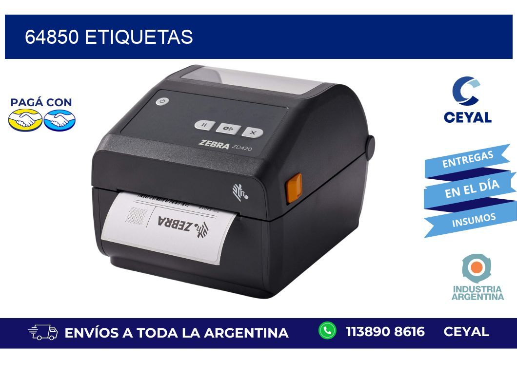 64850 ETIQUETAS