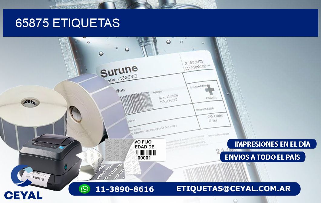 65875 ETIQUETAS