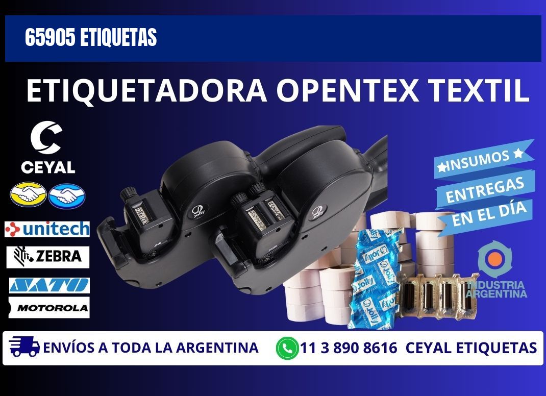 65905 ETIQUETAS
