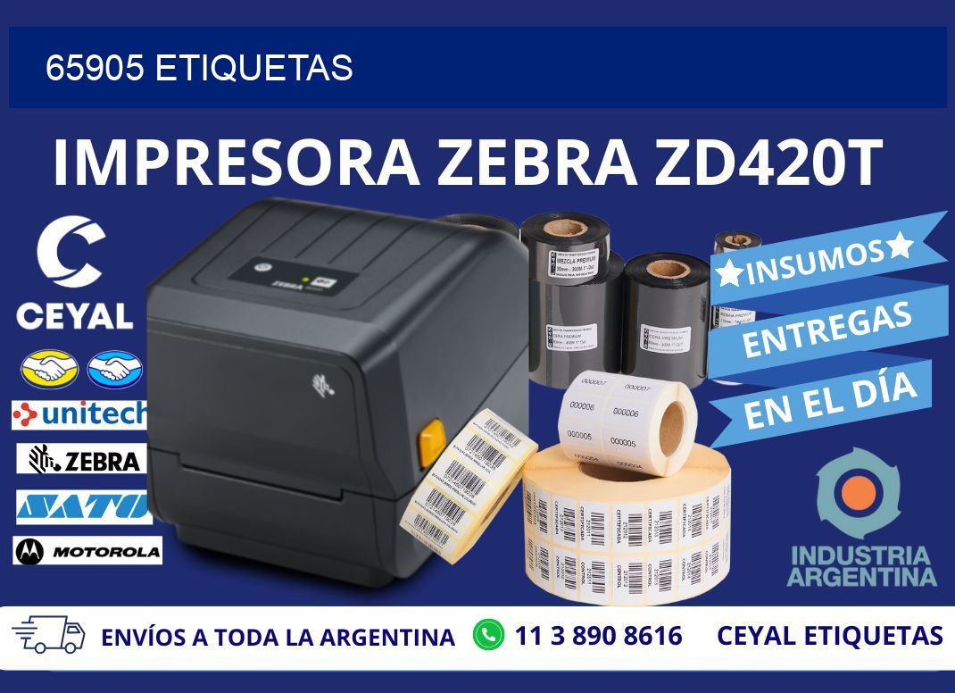 65905 ETIQUETAS