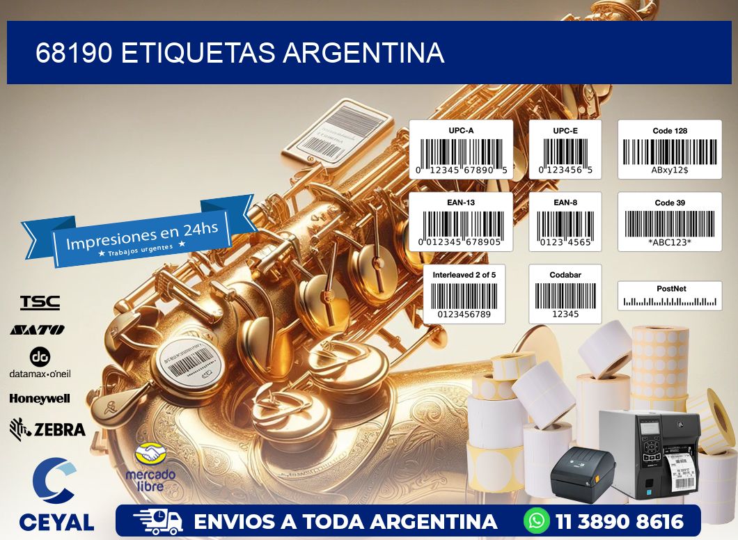 68190 ETIQUETAS ARGENTINA