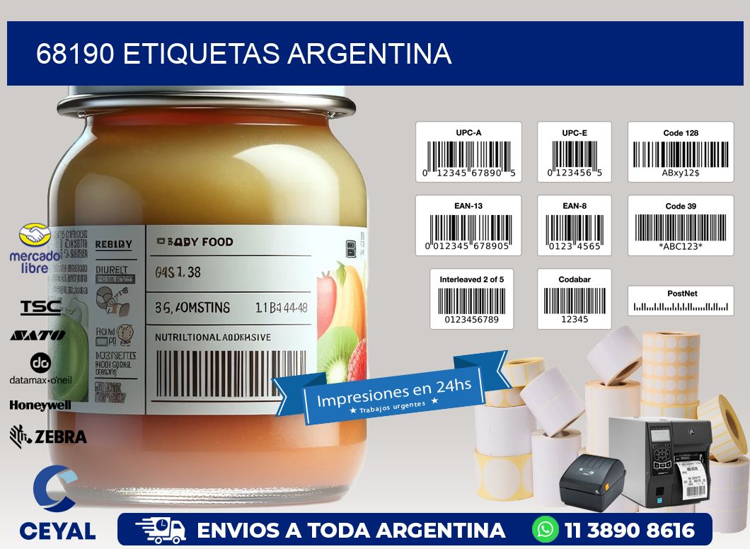 68190 ETIQUETAS ARGENTINA