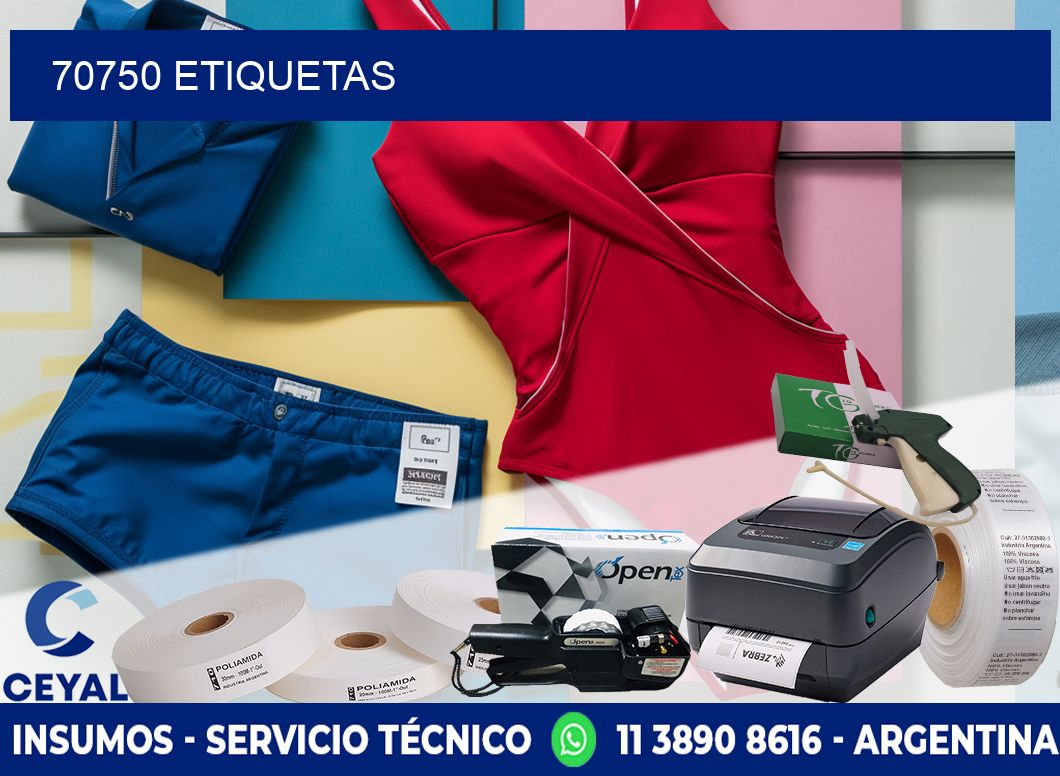 70750 ETIQUETAS