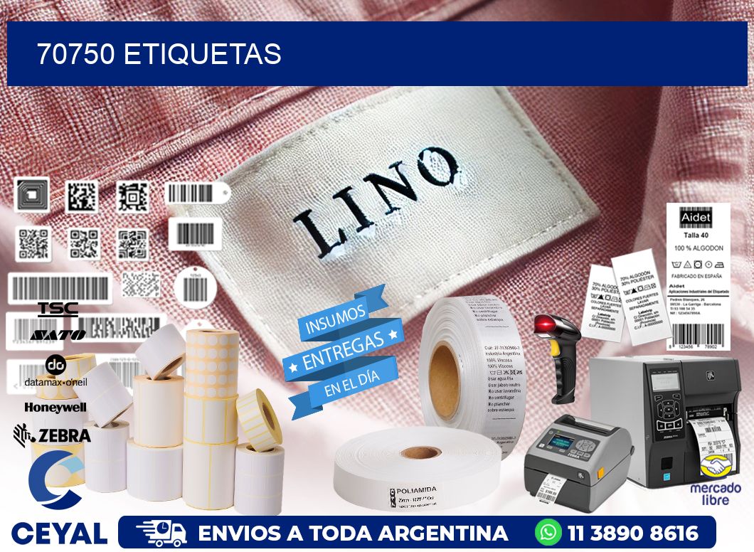 70750 ETIQUETAS