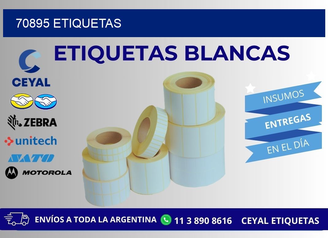 70895 ETIQUETAS
