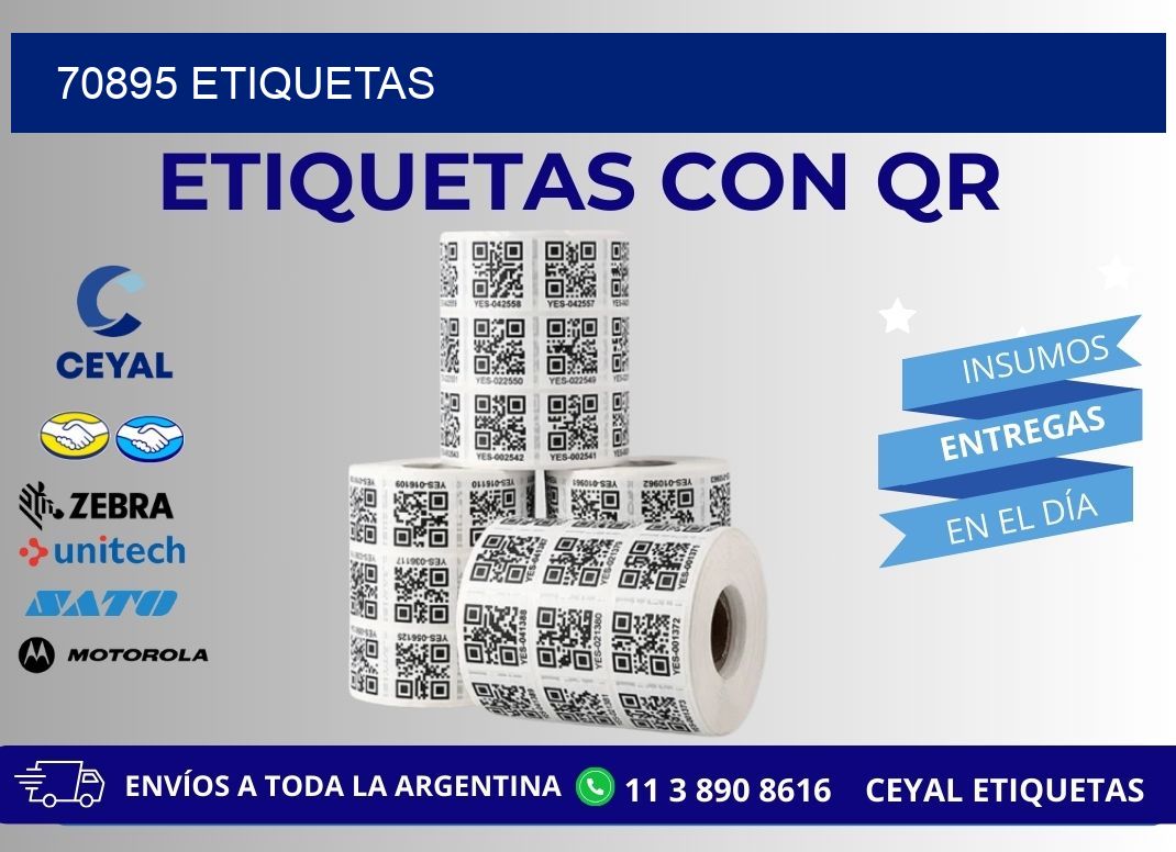 70895 ETIQUETAS