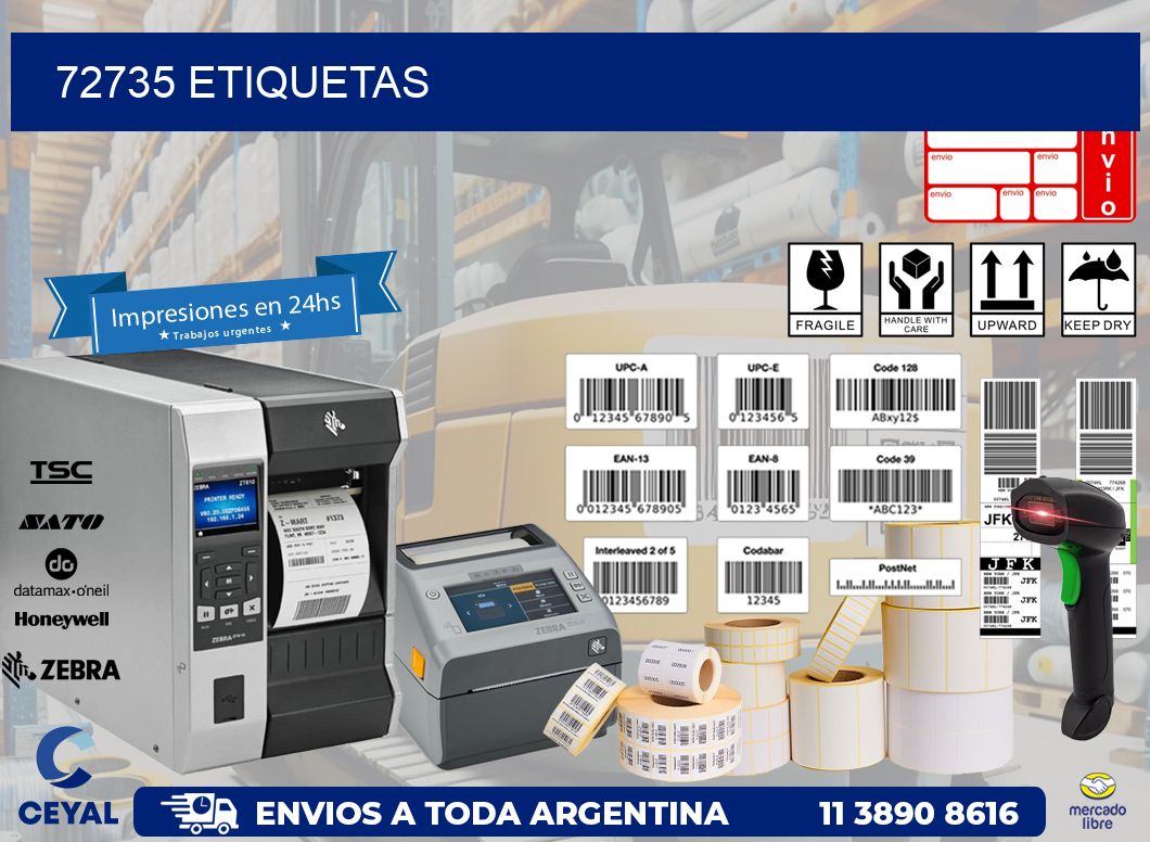 72735 ETIQUETAS