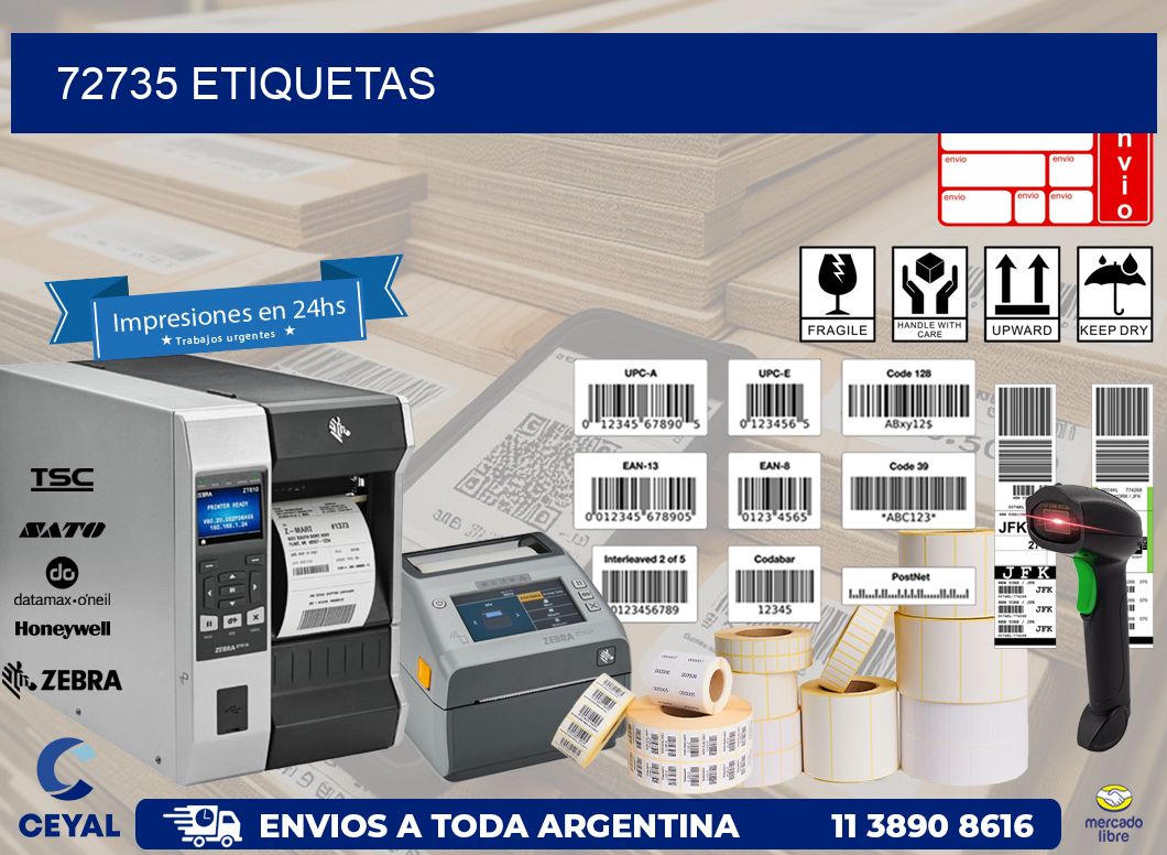 72735 ETIQUETAS