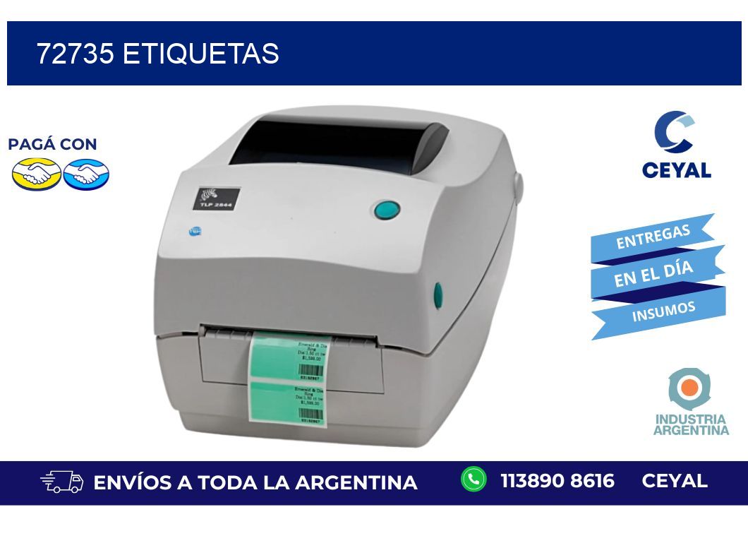 72735 ETIQUETAS