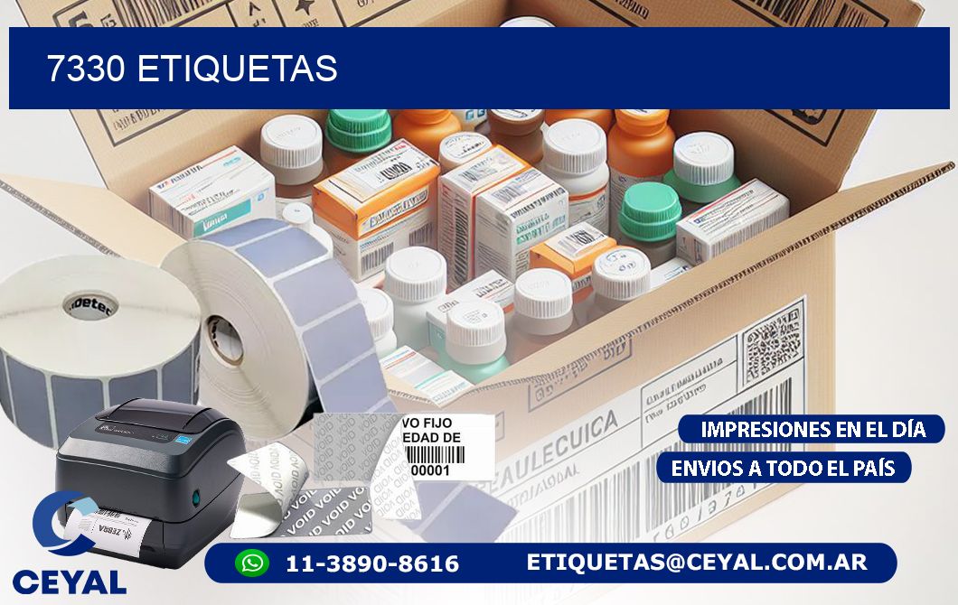 7330 ETIQUETAS