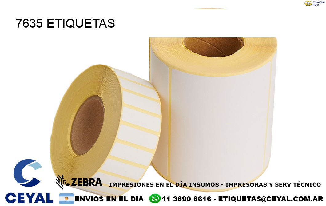 7635 ETIQUETAS