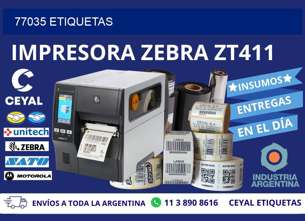 77035 ETIQUETAS