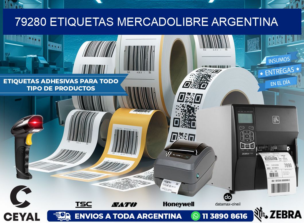 79280 ETIQUETAS MERCADOLIBRE ARGENTINA
