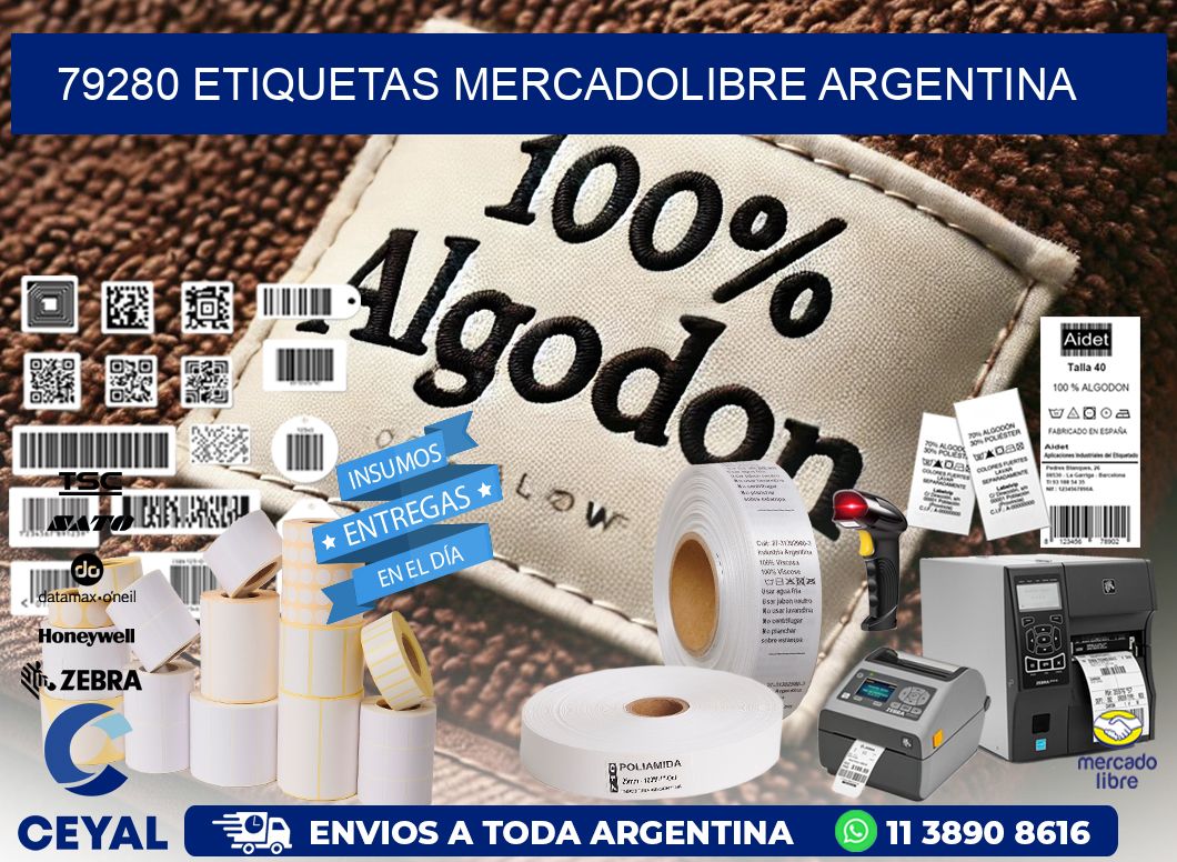79280 ETIQUETAS MERCADOLIBRE ARGENTINA