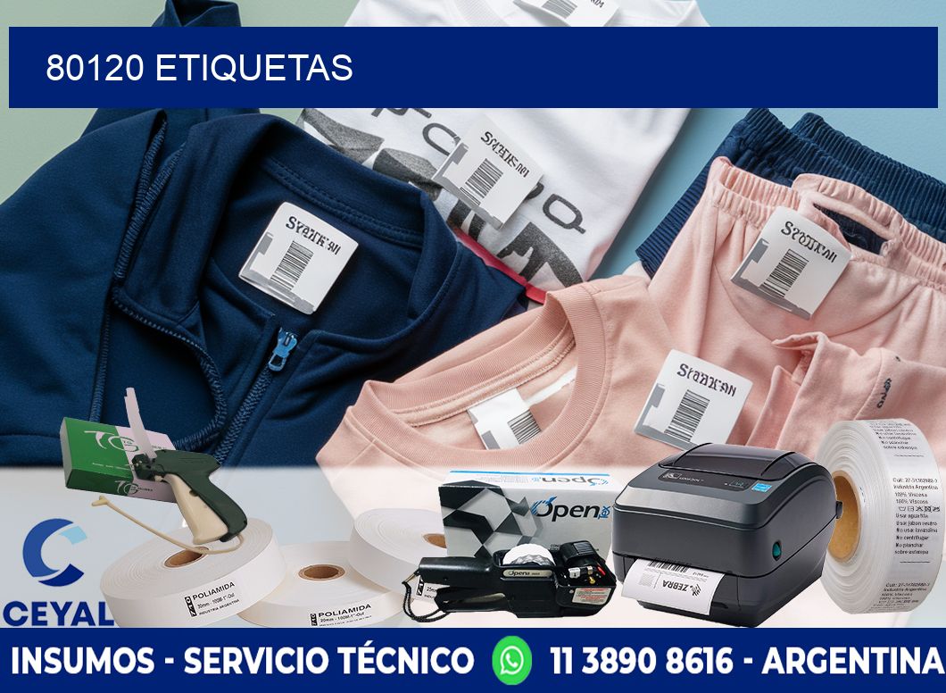 80120 ETIQUETAS