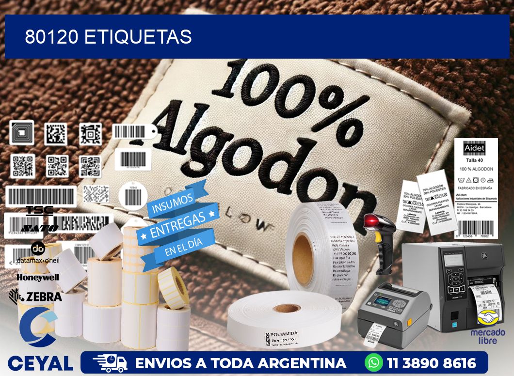 80120 ETIQUETAS