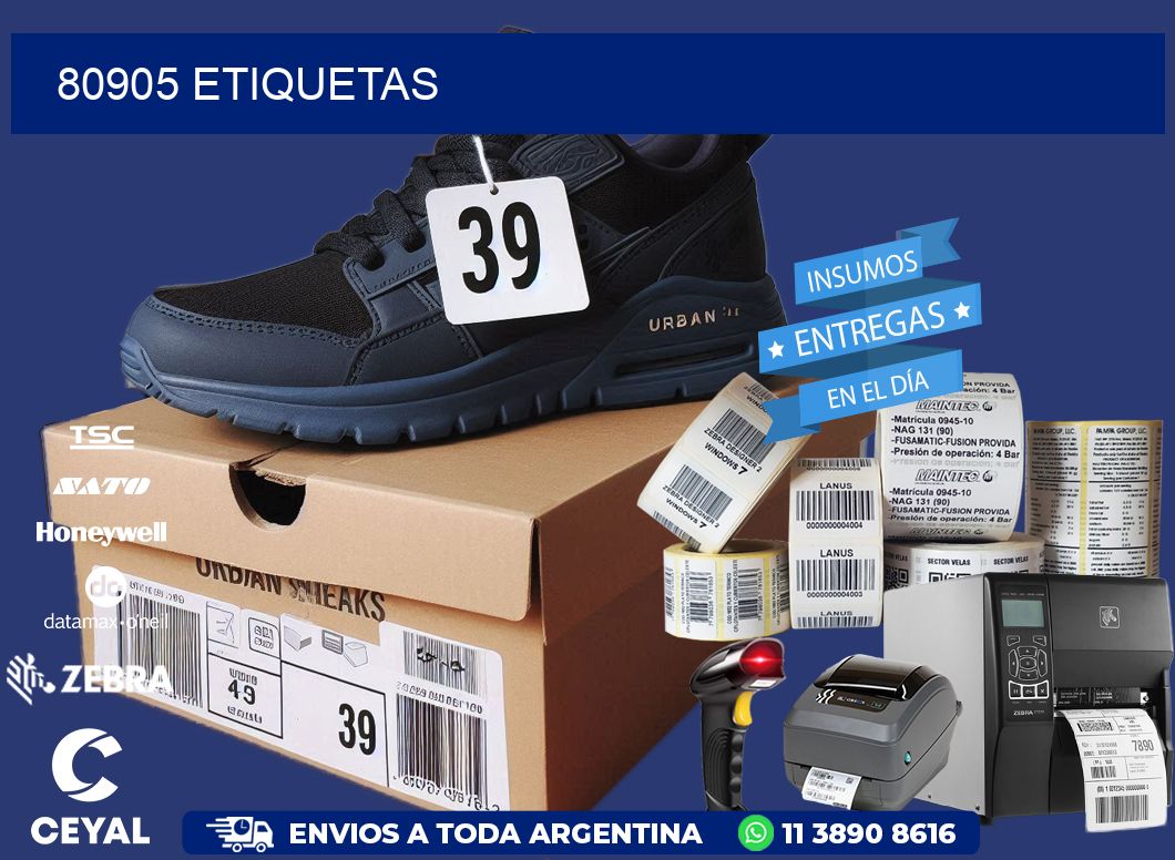 80905 ETIQUETAS
