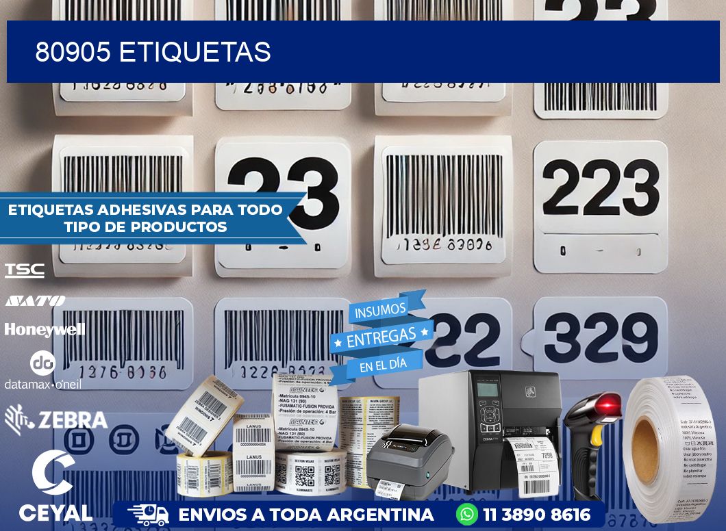 80905 ETIQUETAS