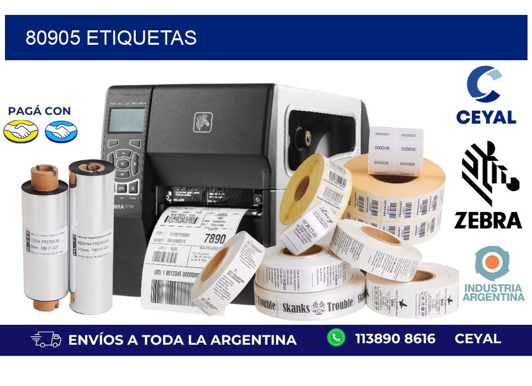 80905 ETIQUETAS