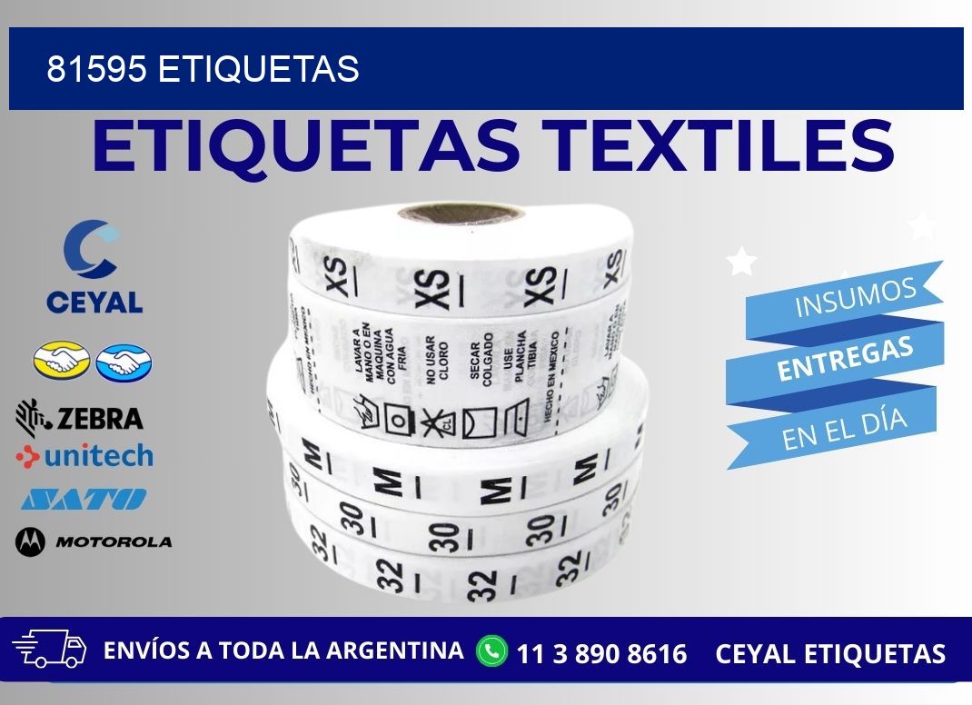 81595 ETIQUETAS