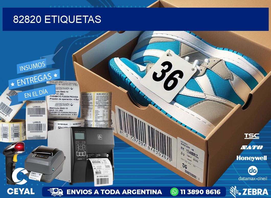 82820 ETIQUETAS
